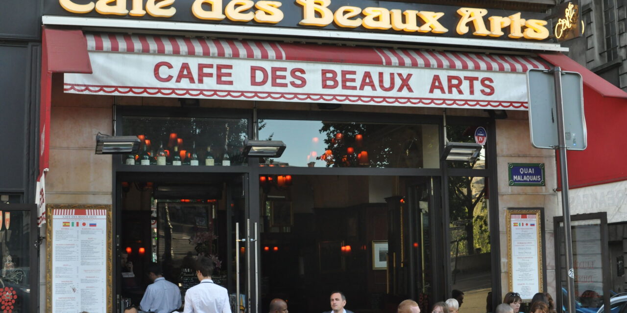 Au Café des Beaux Arts : terrasse sans vis à vis !