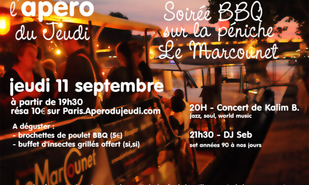 L’Apéro du Jeudi maintenant c’est tous les jeudis